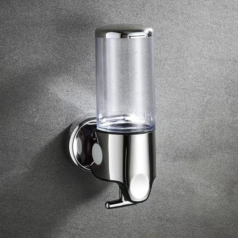 Soap Dispensers Shampoo Dispenser Hotel Bathroom Toilet Wall-Mounted Shampoo Shower Gel Press Box Soap Pump Barrel Hand Liquid