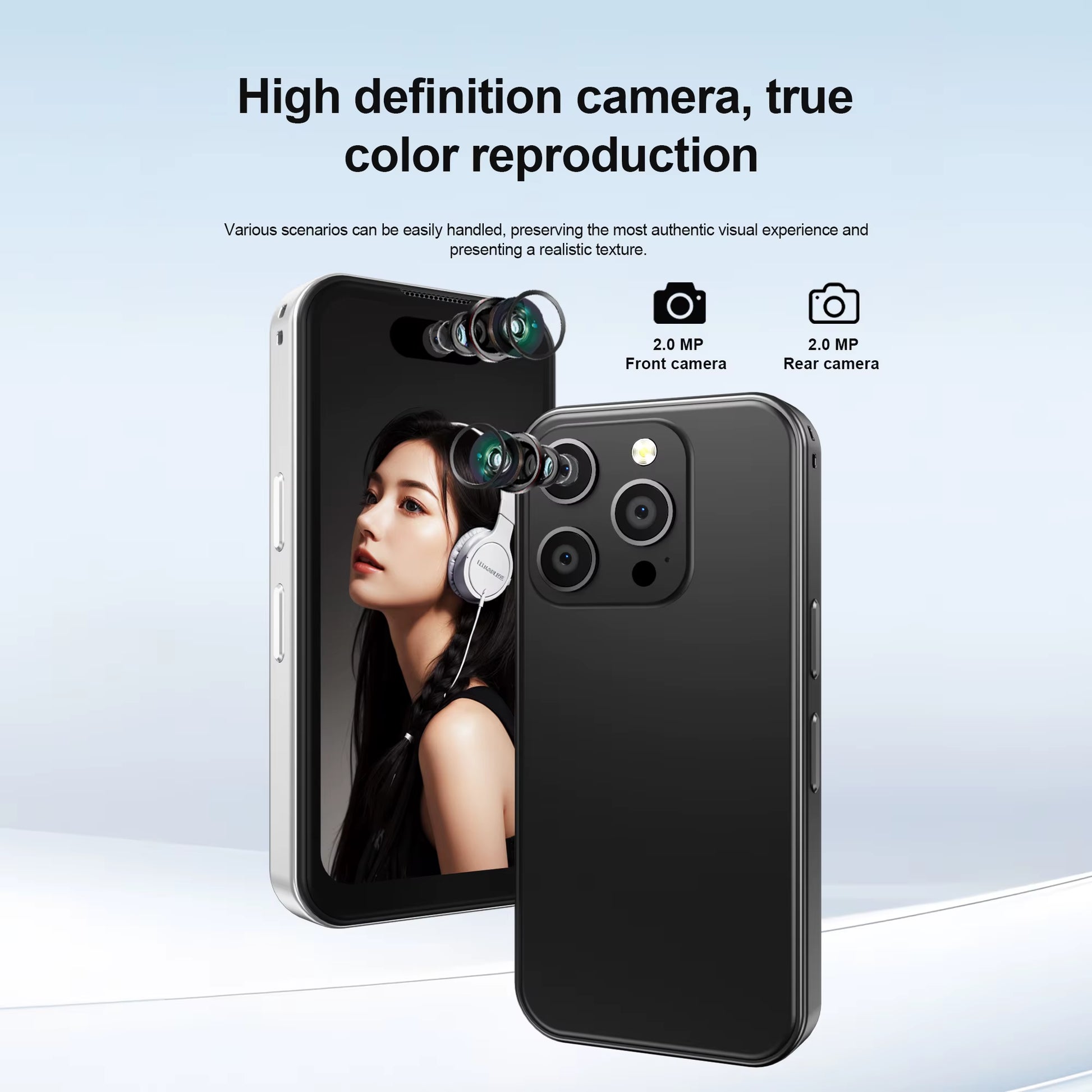 16PRO Mini Smartphone 3G WCDMA 1GB RAM 16GB ROM Android System Wifi Hotspot Play Store 3.75" Full Screen Small Smart Phone