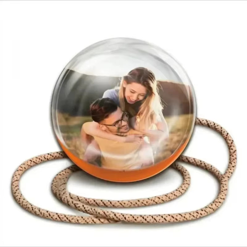 New 3D Video Player Glass Ball DIY Art Glass Ball Lamp Spherical Pixel Display 360° Surround Sound Video and Sound Game Screen